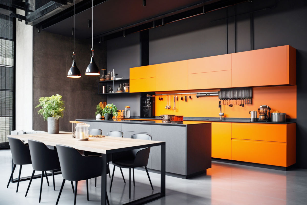 What is Form Follows Function in Interior Design - DesignMaster Dubai - Minimalistic Kitchen Design