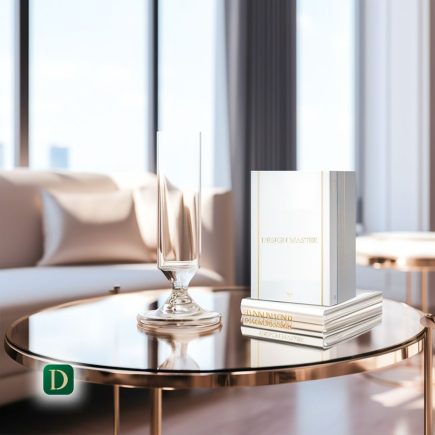 Center or Coffee table with metallics interior designs - DesignMaster fit Out Dubai