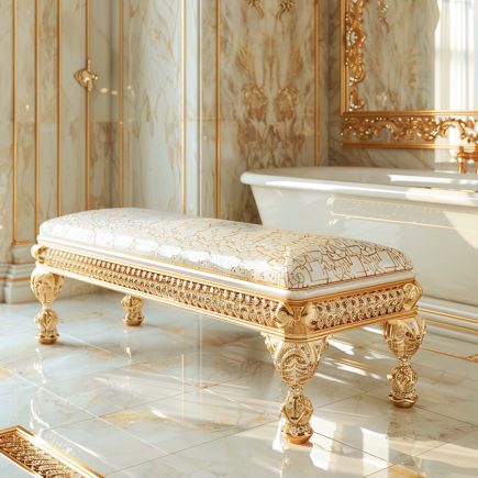 Classic Metallic decor - DesignMaster Interior Fit Out Duai