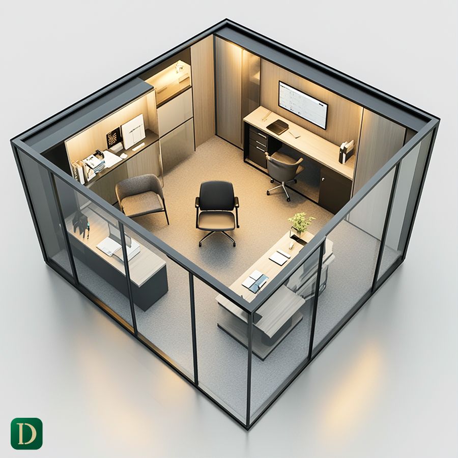 Functional workplace Zoning in Dubai Office Interior Design Evolution - DesignMaster