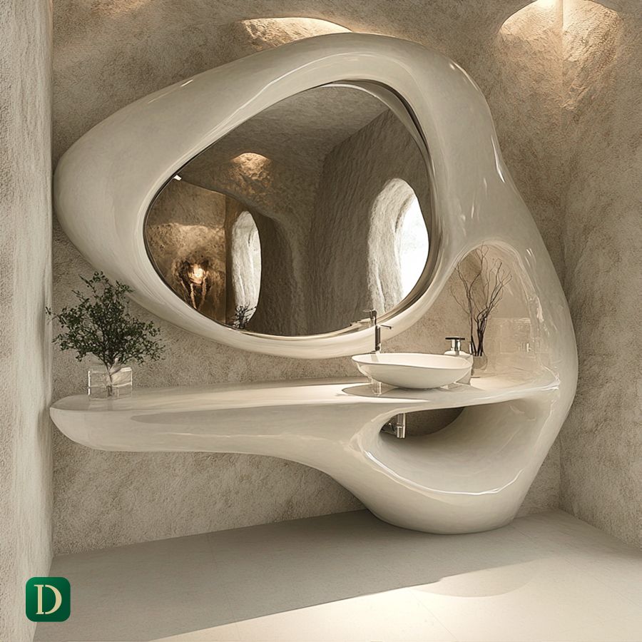 Materials and Finishes for a luxury Villa Powder Room Design Idea - DesignMaster Dubai (6)