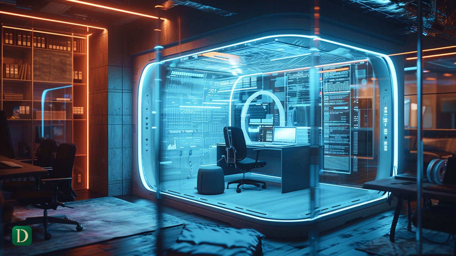 Smart Technology Integration in Minimalistic Dubai Office interior Design Trend - DesignMaster